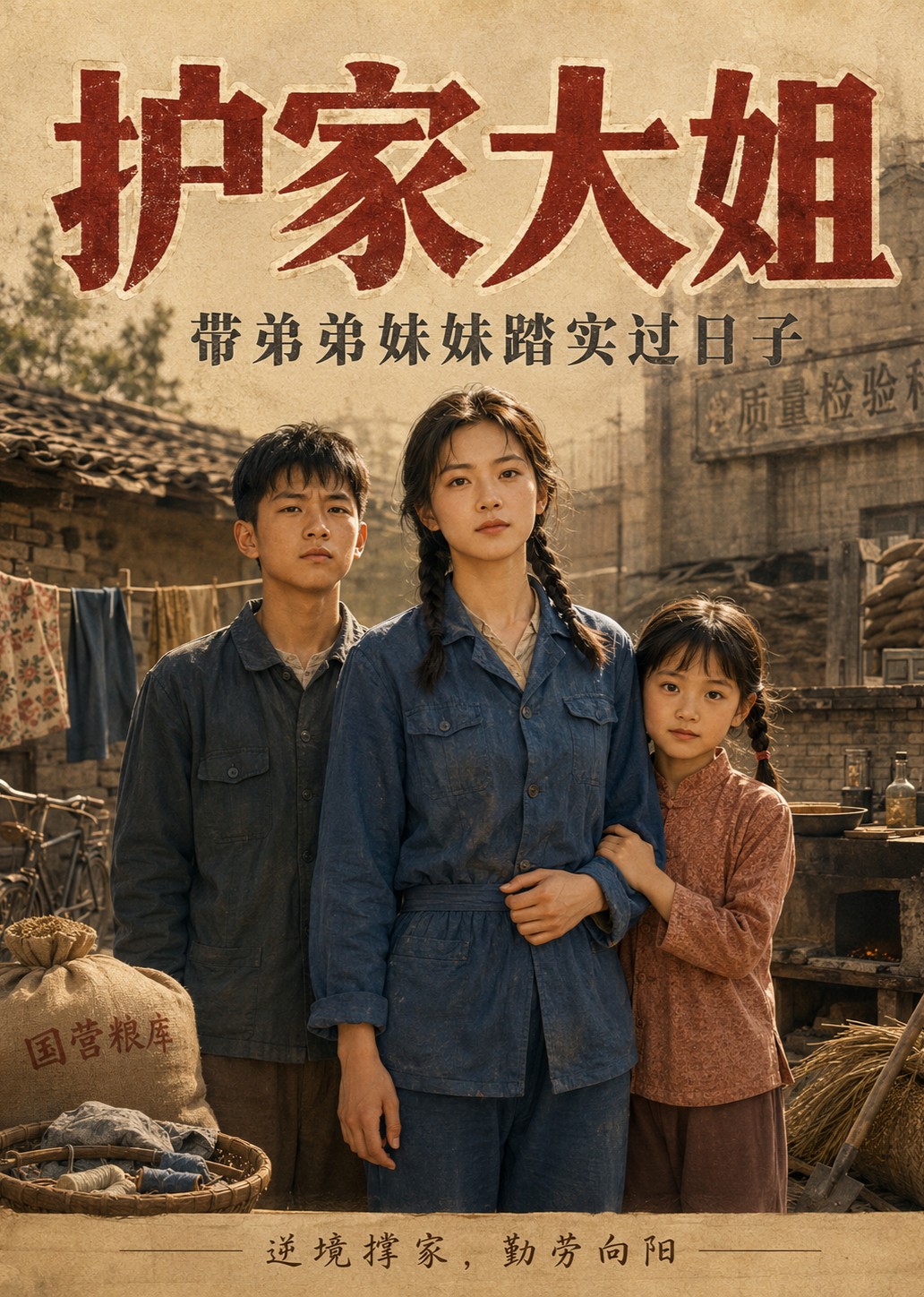 护家大姐_带弟弟妹妹踏实过日子